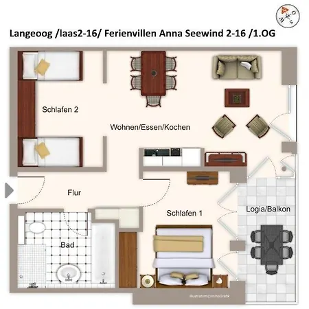 Apartmentvilla Anna Apartmentvilla Anna 2-16 Apartment